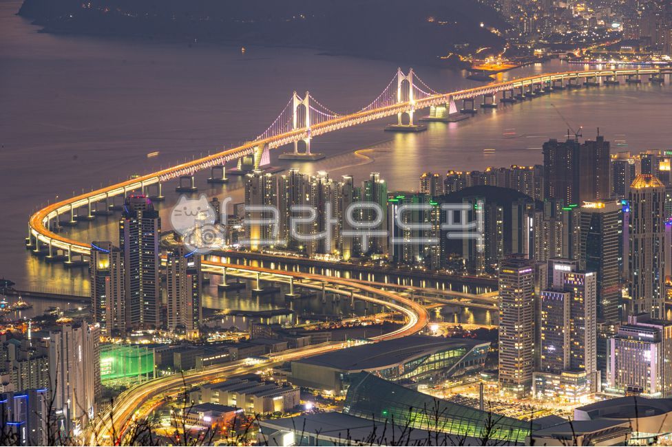 야경,광안대교,바다,밤,도시,해운대,장산