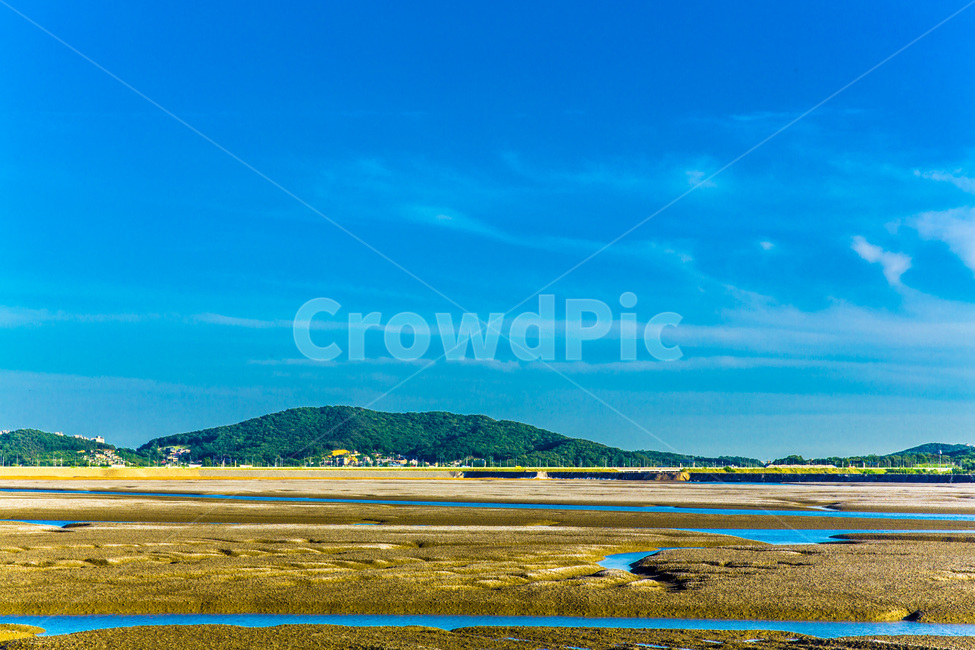 갯벌,영종도,환경,썰물,모래톱,하늘,구름,문양,무늬,자연,풍경,nature,landscape,한국자연풍경,한국자연경관,korea nature landscape,outdoors,옥외