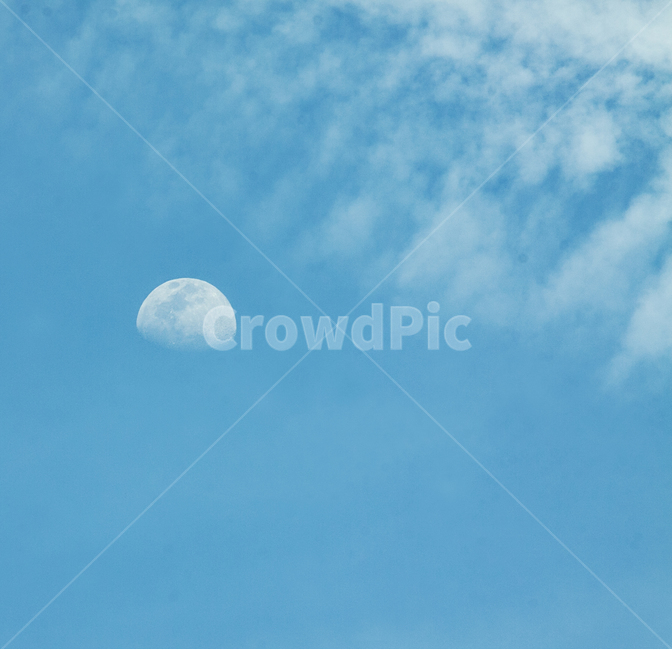 moon,sky,blue,하늘,자연,달,파랑,옥외,nature,outdoors,바람,wind