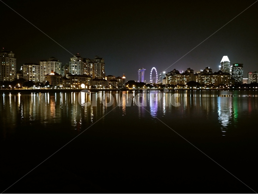 야경,자연,도시야경,싱가폴,호수,야경,밤,풍경,nightscape,night,landscape,도시,city,water,물
