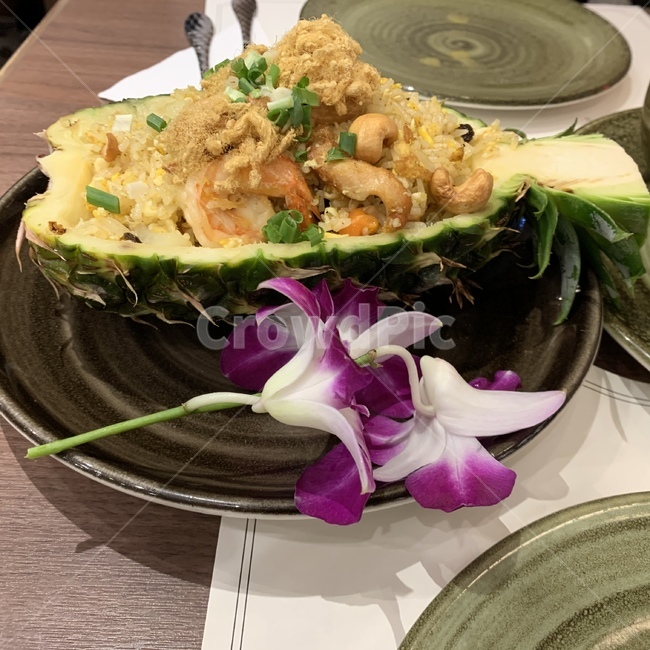 파인애플,pineapple,음식,볶음밥,meal,food,friedrice,rice