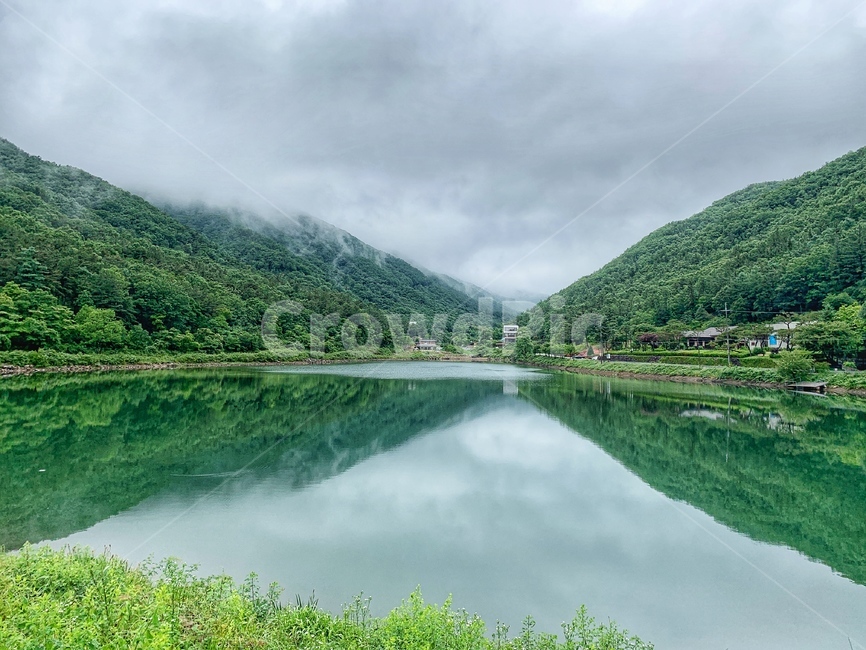 산,안개,반사,대칭,호수,자연,물,nature,water,자연,풍경,nature,landscape
