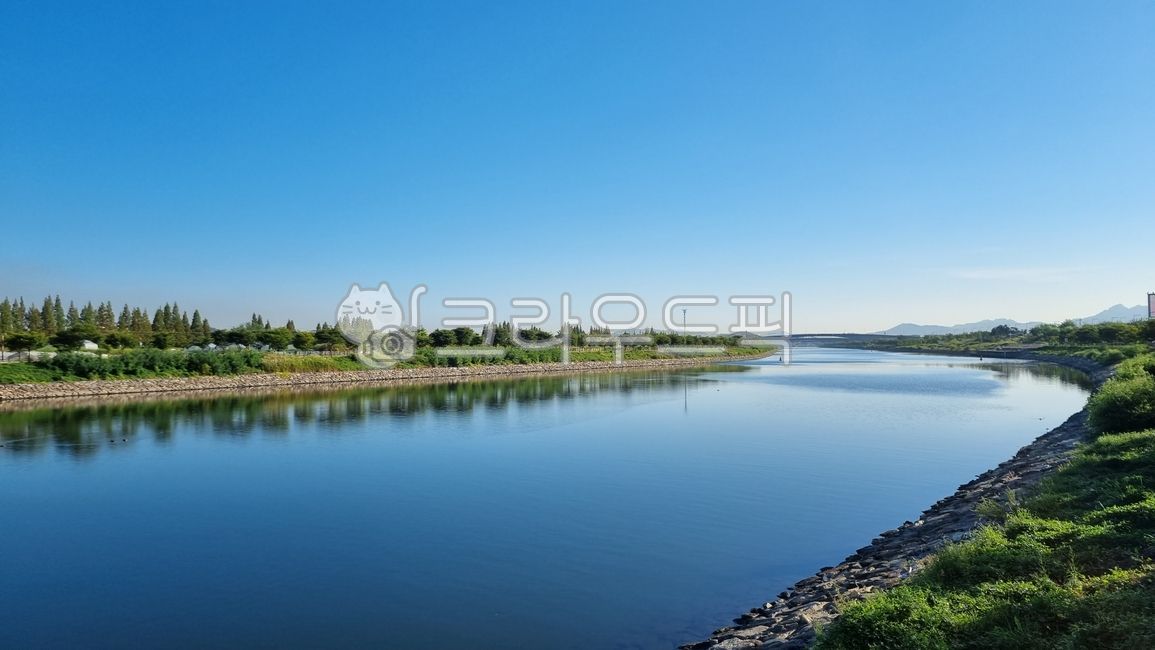 blue sky,Arabaetgil,nature,clear,nice weather,water,Han River