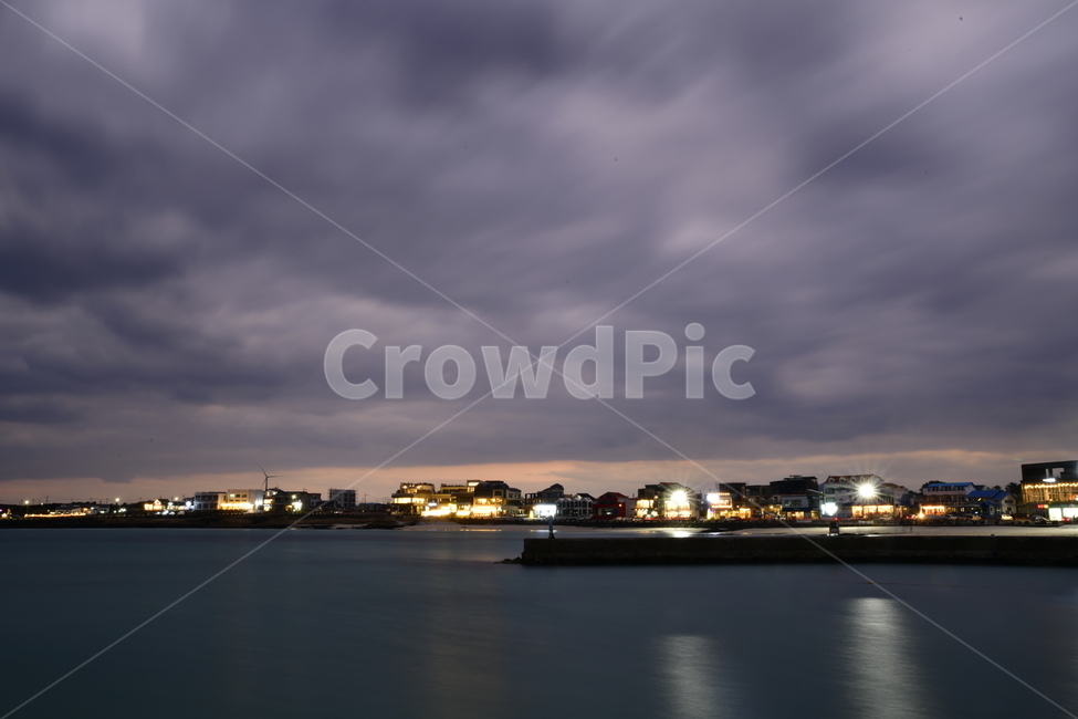 제주도,월정리,일몰,바다,구름,야경,밤,풍경,nightscape,night,landscape