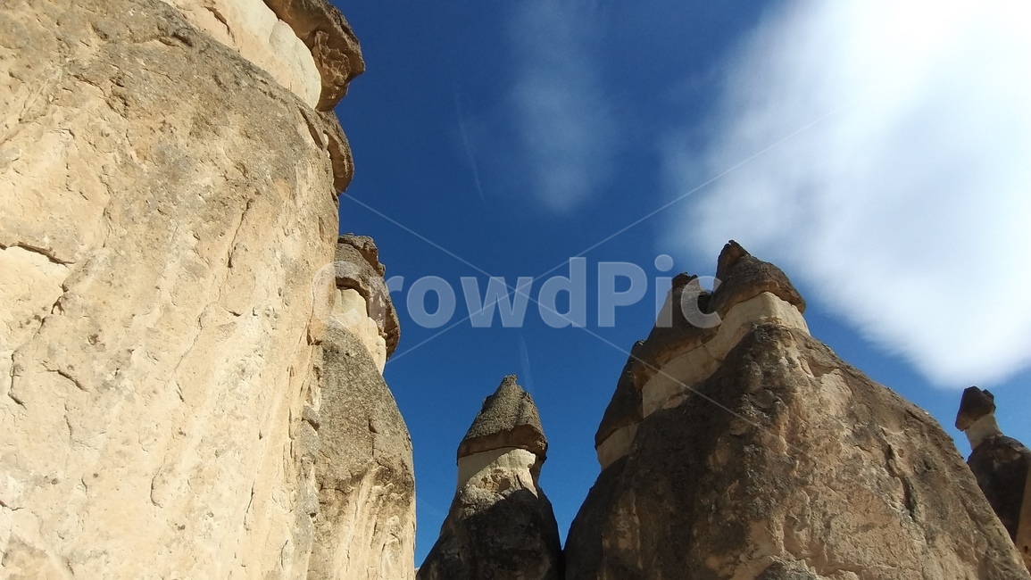 nature,자연,outdoors,옥외,cliff,낭떠러지,cappadocia,카파도키아,터키,버섯모양,이색적인,스머프집