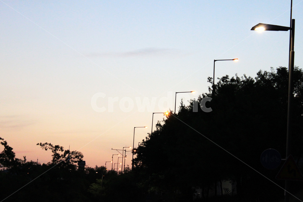 하늘,노을,가로등,불빛,감성,sky,sunset,streetlamp,streetlight,light,beam,sensitivity