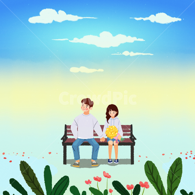 웹배너,이벤트페이지,사람,남자,여자,선물,프로포즈,두명,설렘,인물,손,화이트데이,사랑,로맨스,로맨틱,이벤트,전단지,커플,일러스트,연인,분홍,핑크,노랑,옐로우,러브,하트,템플릿,발렌타인데이,발렌타인,인연,표지,책,달콤,인간,꽃,노란색,공원,벗꽃,풀,벤치,의자,수줍음,부끄러움,발그레,배너,구름,순수,배경,봄,연인,커플,사랑,lover,couple,기념일,축하,anniversary,congratulation,celebrate,celebration,그래픽,일러스트레이션,graphic,illustration