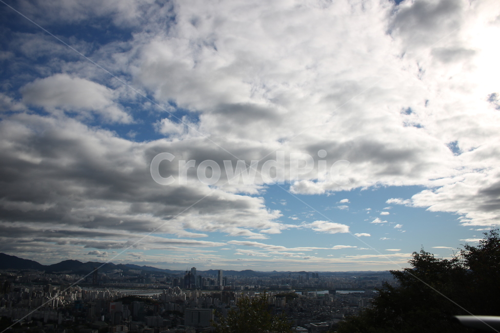 하늘,서울,구름,원경,건물,도시,풍경,city,landscape,nature,자연,outdoors,옥외,weather,날씨,cloud,cumulus,적운,sky