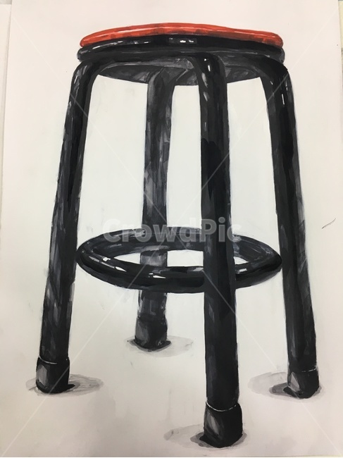 의자,수채화,물감,미술,art,paints,chair