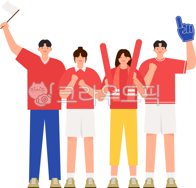 응원,응원단,올림픽,월드컵,일러스트,응원도구,함성,환호,빨간색,승리,파이팅,사람,붉은악마,축구,태극기,남자,여자,팀코리아,victory,fighting,teamkorea,red,soccer,korea,olympic,cheeringteam,sports,groupofpeople,cheer,cheeringtools,reddevils,cheering,sport,illustration