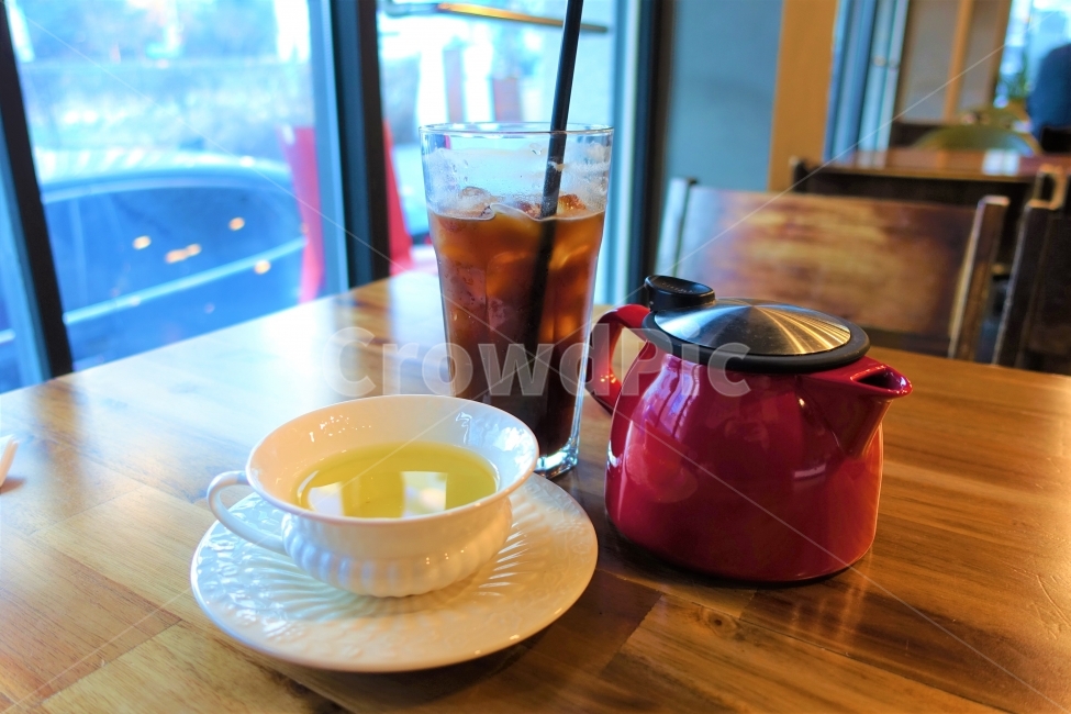 TEA,커피,주전자,아이스아메리카노,차,분위기,크리스마스,겨울,카페,음료수,drink,beverage,커피,카페,coffee,cafe