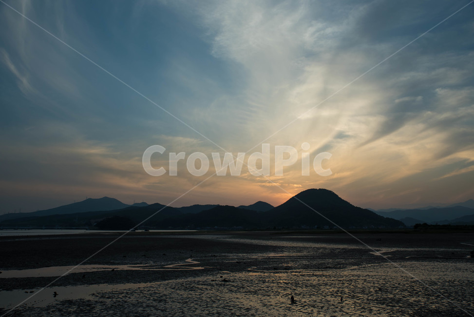 하동,하동포구,일몰,갯벌,노을,자연,풍경,nature,landscape,해변,바다,beach,sea,outdoors,옥외,land,땅,sky,하늘