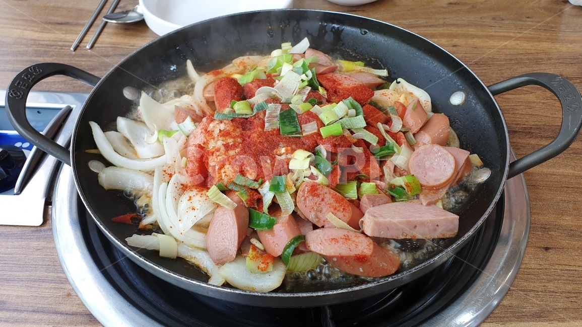 부대볶음,food,부대찌개,소세지,햄,음식