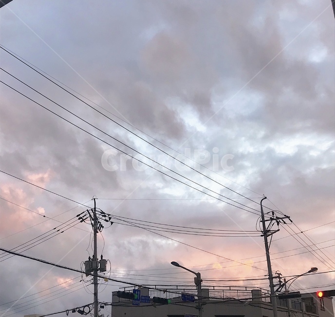 하늘,구름,자연,노을,감성,자연,풍경,nature,landscape,transportation,교통,train track,기찻길,railway,철도,rail,레일
