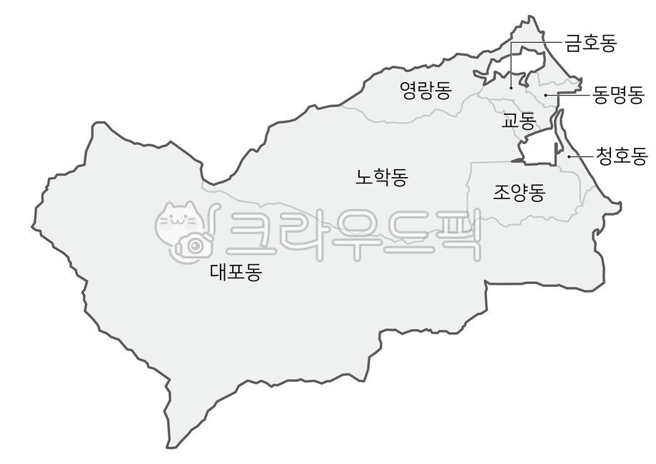 속초시행정지도,속초시지도,속초시,강원도,강원도지도,행정지도,한국지도,지도