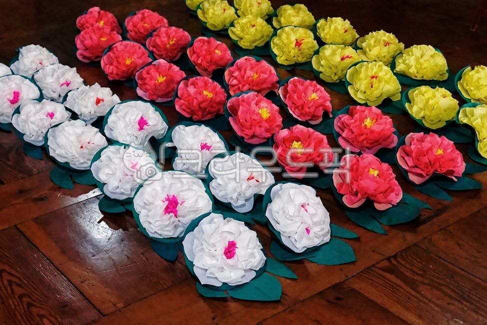 지화,종이꽃,모란꽃,잎,공예,불교장식,전통공예,flower,꽃,꽃잎,petal