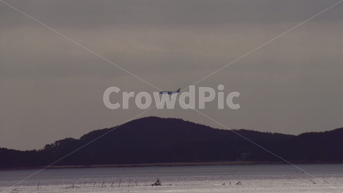 비행기,바다,강화도,sea,자연,항공기,자연,풍경,nature,landscape,outdoors,옥외,land,땅,ocean,대양,water,물,adventure,모험,leisure activities,레저 활동,shoreline,해안선