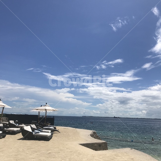 해변,바다,야자수,beach,모래밭,풍경,자연,외국,nature,sky,하늘