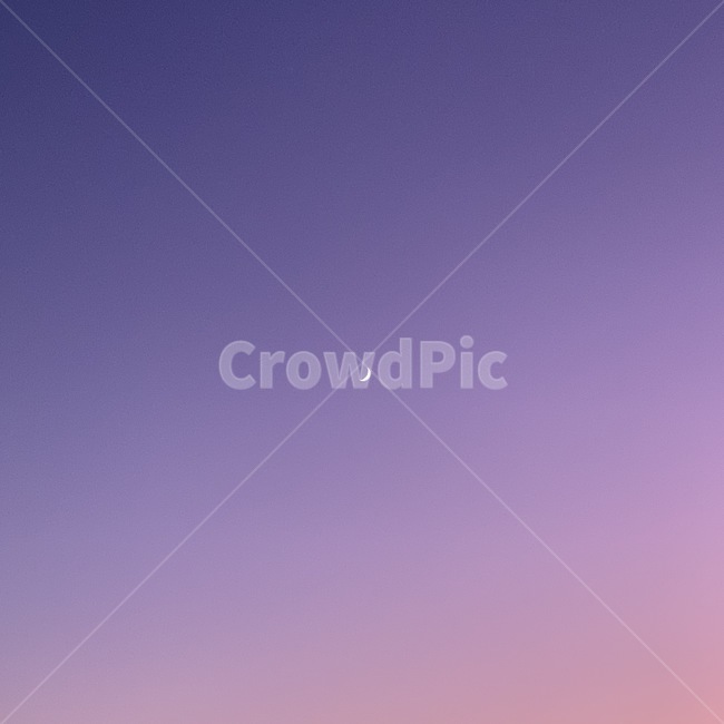 하늘,달,초승달,노을,보라색하늘,보라색,밤,밤하늘,sunset,moon,crescentmoon,purple,자연,nature,배경,바탕,신비로운