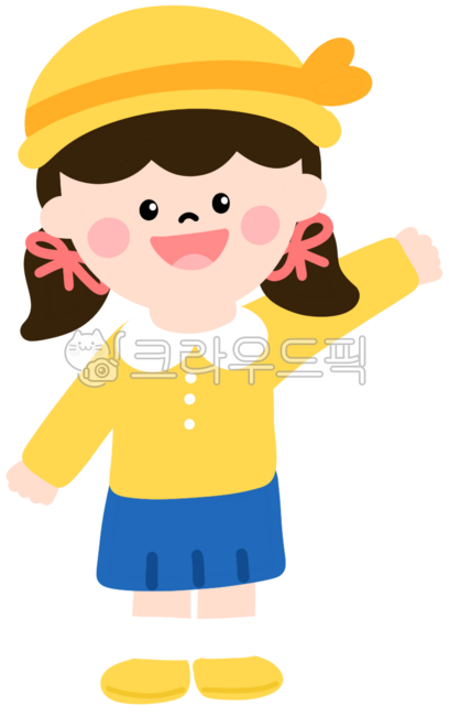 유치원,어린이,캐릭터,풍선,유치원아이콘,어린이캐릭터,아이캐릭터,아이,여자아이,여아,남아,풍선다발,리본,노랑,양갈래,양갈래머리,귀여운,간단,단순,심플,드로잉,손그림,아기자기,꾸미기,스티커,다꾸