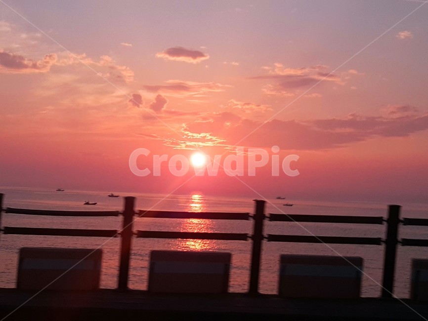 노을,바다,울타리,자연,해질녘,해,붉은,구름,아름다운,눈부신,sea,sunset,sun,저무는,하루,제주도,jeju,nature