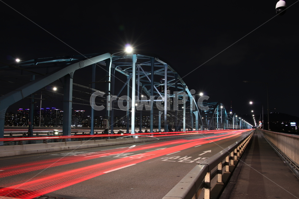 동작대교,가로등,한강다리,자동차불빛,장노출,야경,야경,밤,풍경,nightscape,night,landscape,road,도로,freeway,고속 도로,highway,고속도로