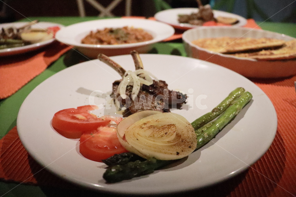 스테이크,플레이팅,양고기,food,meal,식사,음식