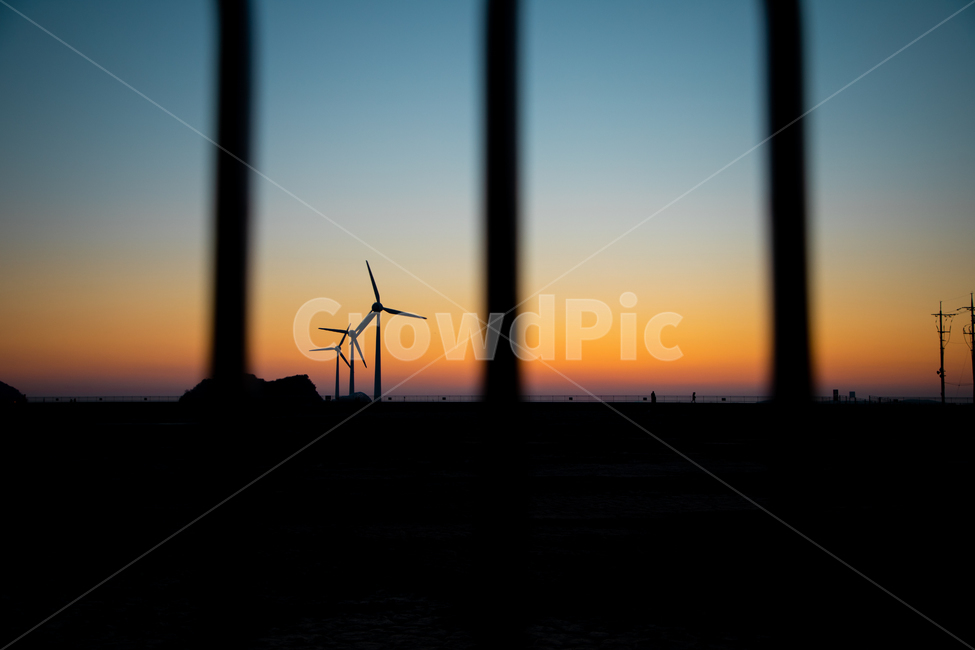 풍경,sunset,풍차,저녁노을,일몰,겨울바다,대부도,탄도항,역광,노을,하늘