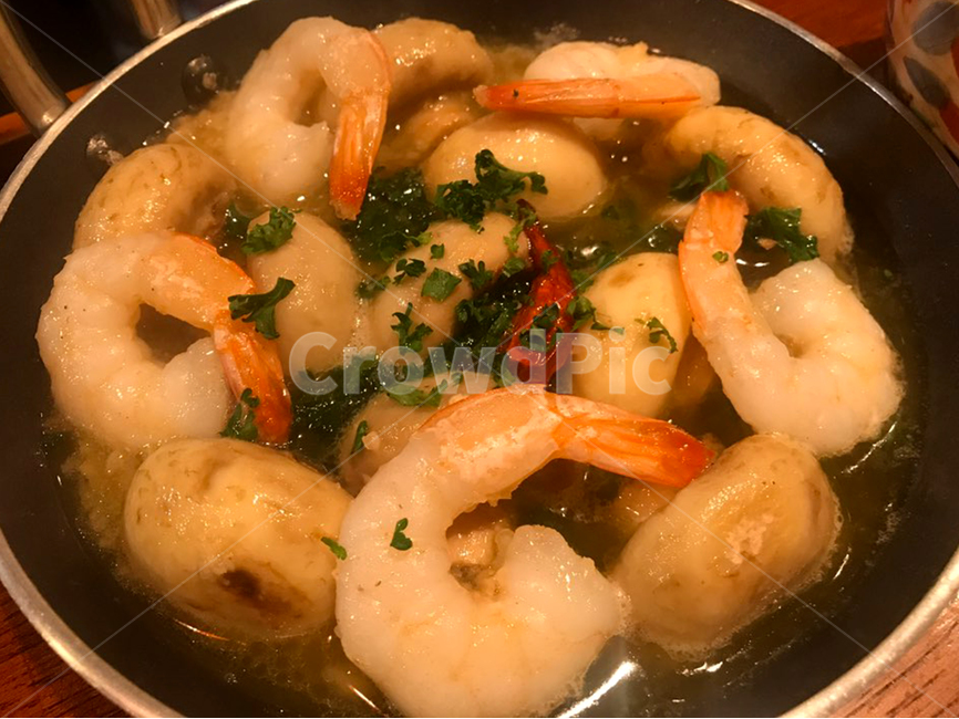 감바스,새우,음식,해물,food,sealife,요리,식사