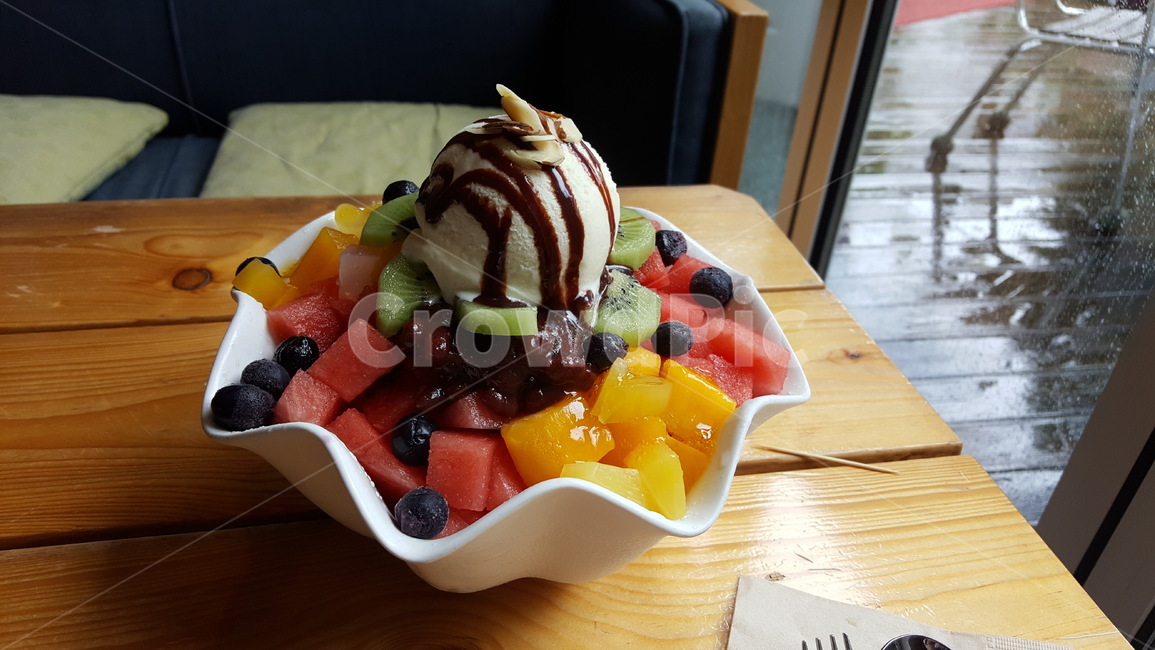 팥빙수,카페,과일빙수,여름,아이스크림