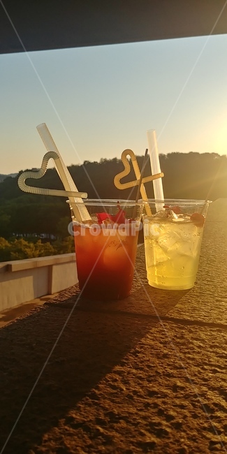 칵테일,분위기,햇살,하트,카페,음로,에이드