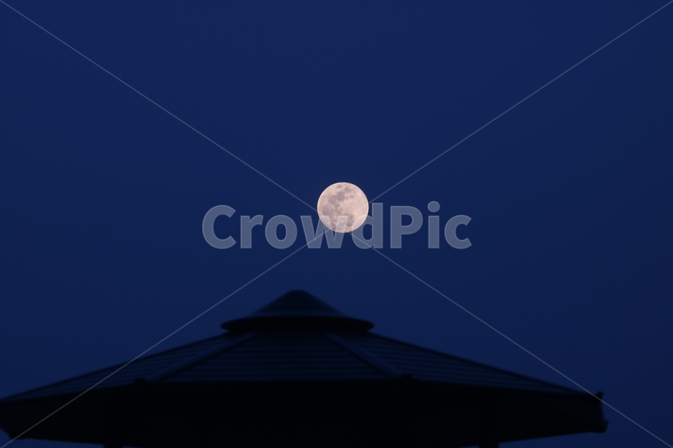 달,하늘,원두막,풍경,야경,자연,풍경,nature,landscape,야경,밤,nightscape,night,outdoors,옥외