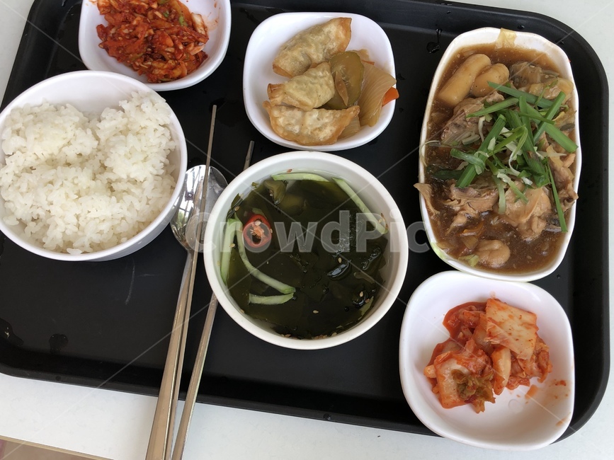 찜닭,부추,냉국,학식,식단,밥,김치,학교