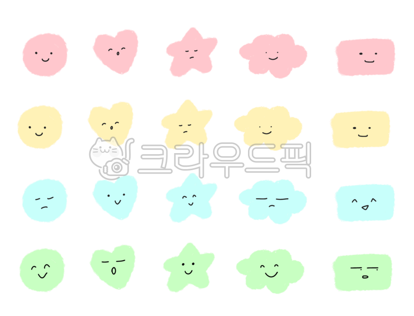 스티커,얼굴표정,표정,구름,파스텔,다꾸,다꾸스티커,폴꾸스티커,굿노트,굿노트스티커,스터디,공부,강조,하트,네모,별,동그라미,스마일,일러스트,손그림,표정일러스트,꾸미기,ppt소스