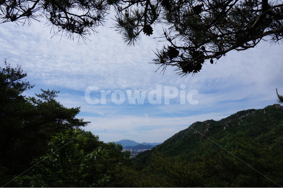 용봉산,하늘,구름,바위,봄,초록,자연,풍경,nature,landscape,한국자연풍경,한국자연경관,korea nature landscape,outdoors,옥외