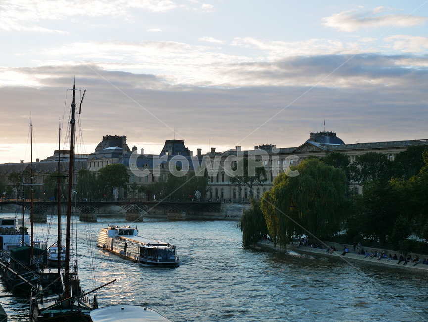 파리,paris,선박,watercraft,water,물,강,river,sky,하늘