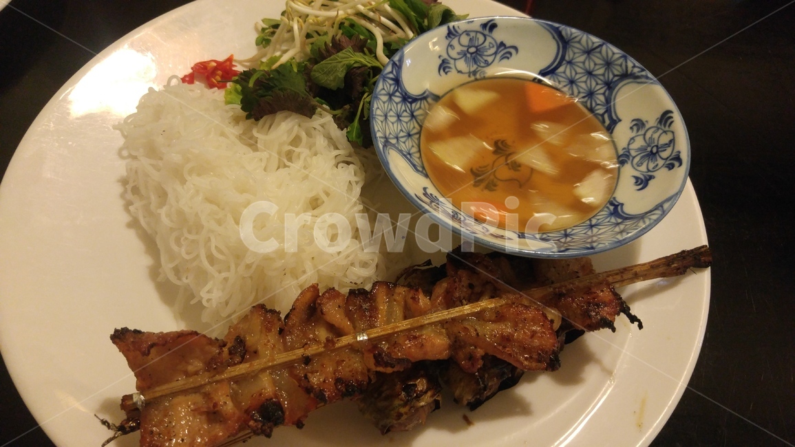 food,음식,분짜,국수,돼지고기,쌀국수