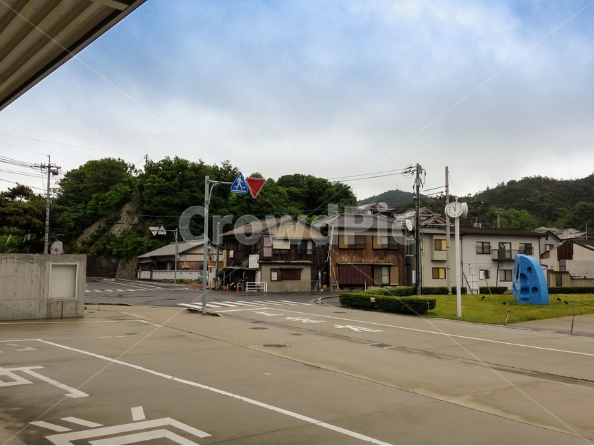일본,다카마츠,섬,마을,동네,섬동네,섬마을,하늘,집,주택,주택가