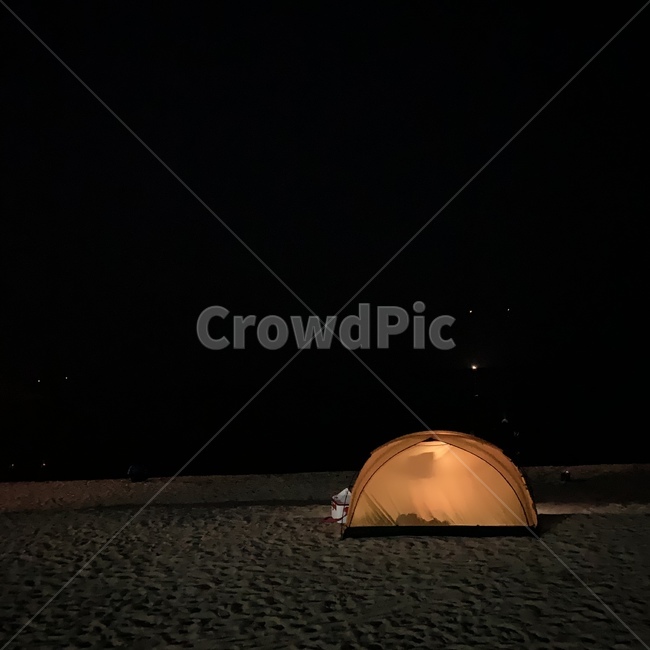 캠핑,밤,자연,밤바다,텐트
