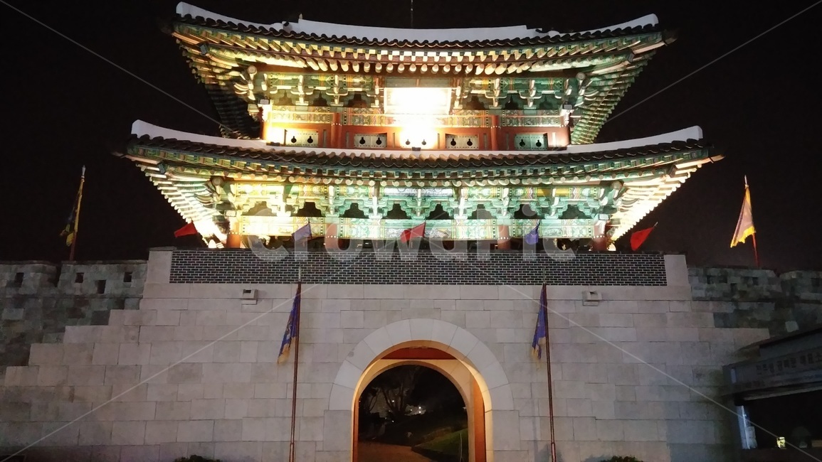 진주성,한옥,진주,야경,전통,성