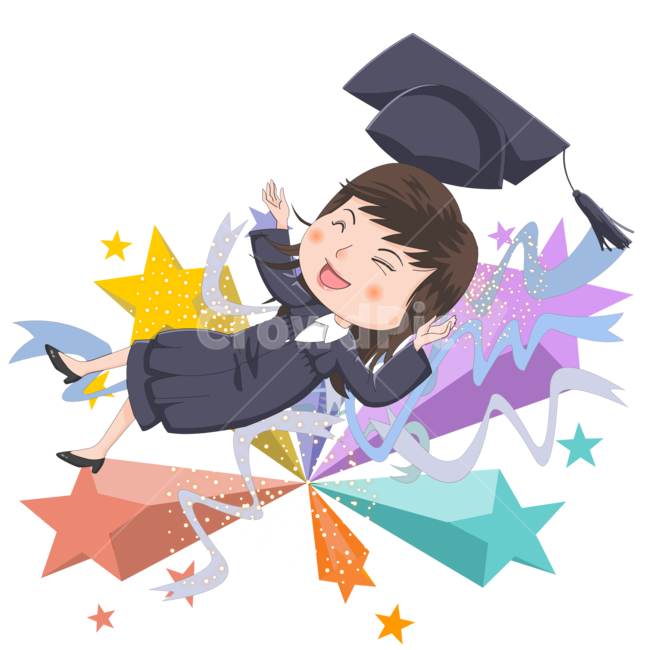 high school,achievement,one person,situation picture,middle School,character,graduation,school,graduate,graduation cap,female,conversation,laugh,jump,exploded,pleasure,College student,Middle schooler,girl,graduation costume,elementary school,Joy,light,per