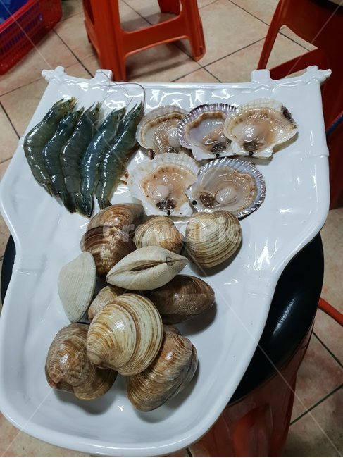 해물,조개,새우,생물,무한리필,수산물,해산물,fishery products,seafood