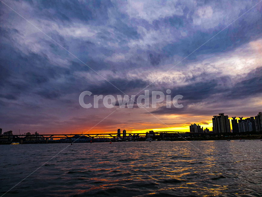 한강,강,일몰,river,sunset,nature,자연,outdoors,옥외
