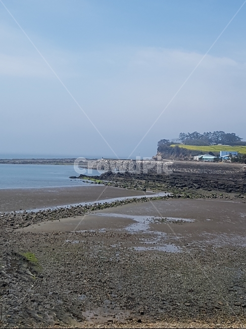 하늘,바다,해변,파도,갯벌,자연,풍경,nature,landscape,해변,바다,beach,sea,gravel,자갈,road,도로,dirt road,흙길