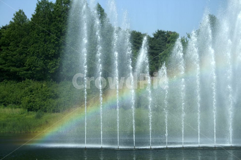 호수,여름,식물,물결,공원,분수,무지개,하늘,자연,풍경,nature,landscape,water,물,fountain