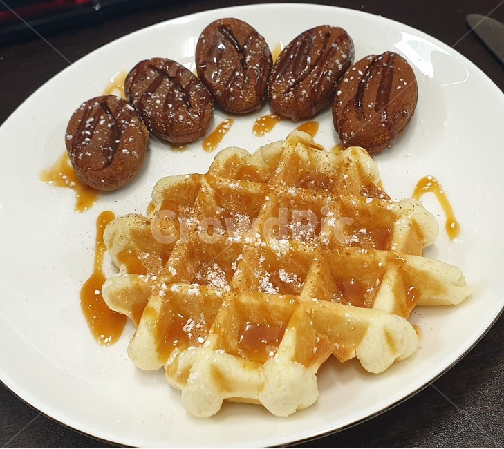 와플,커피콩빵,카페,디저트,휴식,디저트,간식,후식,dessert,snack