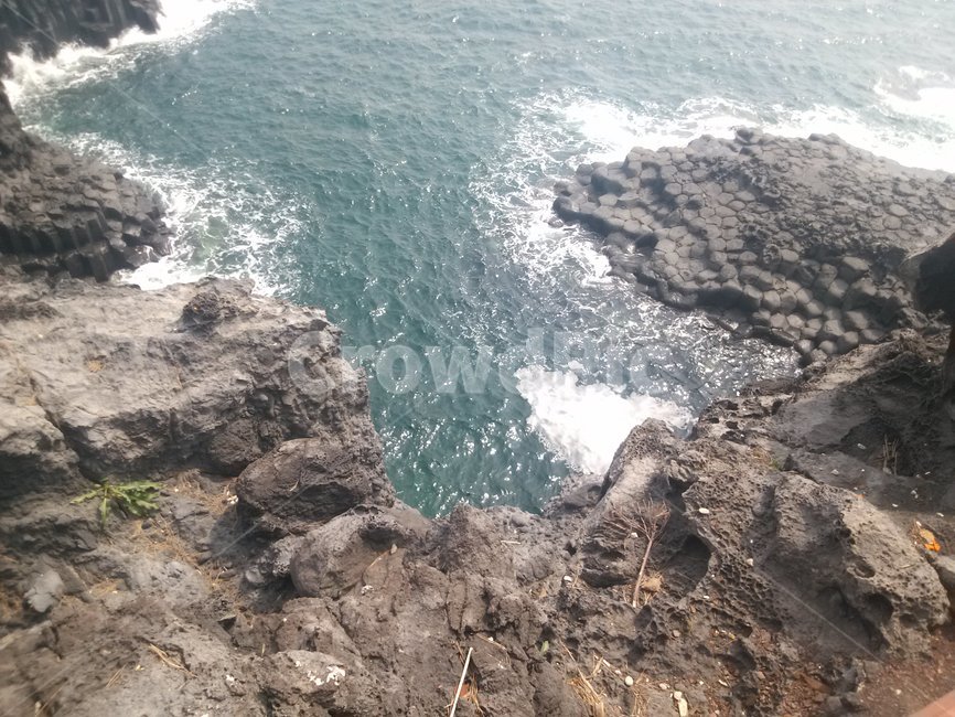 제주도,주상절리,바위,바다,에메랄드