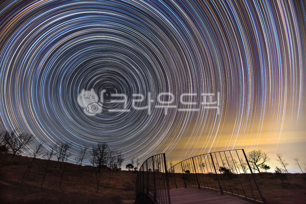 별자리투영기,야경,별,다리,궤적