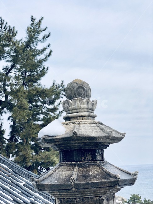 불교,석탑,눈,기와,나무,탑,겨울,계절,winter,season,한국전통,한국문화,korean traditional,korean culture,조각상,동상,석상,조형물,statue,bronze statue,stone statue