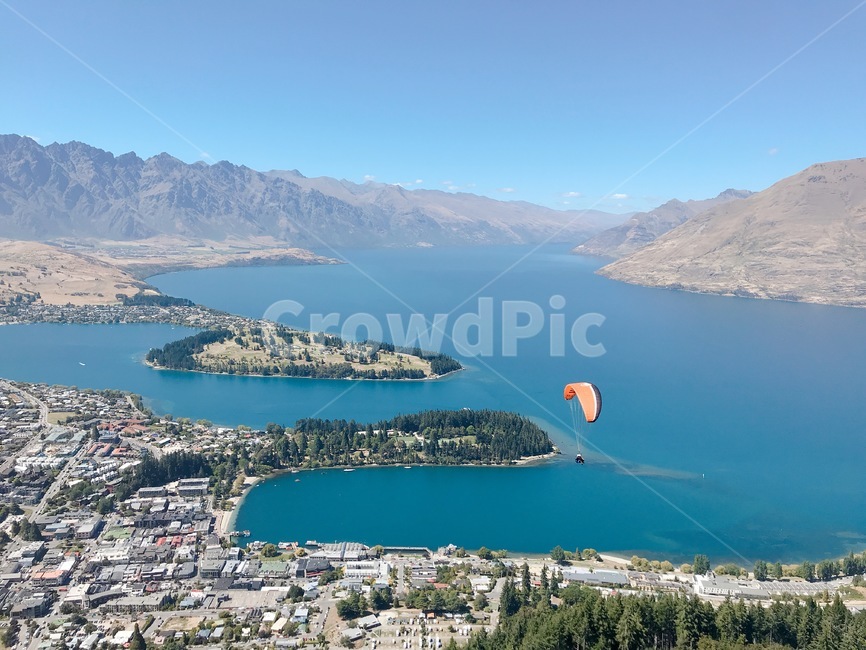 와카티푸,와카티푸호수,뉴질랜드호수,와카티푸호,호수풍경,모험,레저활동,활공,호수전망,꼭대기,nature,water,경치,자연,landscape,scenery,퀸즈타운,뉴질랜드풍경,뉴질랜드,뉴질랜드남섬,queenstown